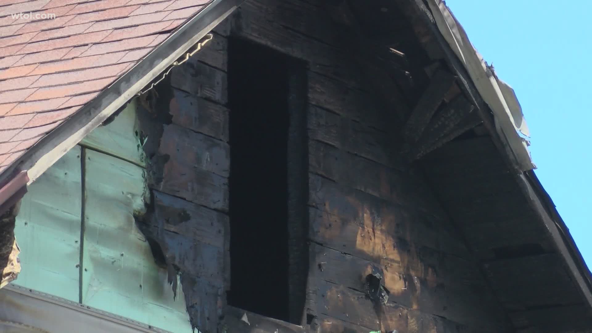 An elderly couple, who lost their E Perry street home to a fire, is receiving support through clothing donations and a GoFundme which has raised over $3500.