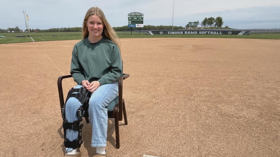 'Icing on the cake': Tinora senior Paige Gamby blasts home run in lone at-bat of season