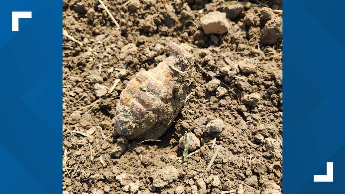 Hancock County farmer pulls grenade out of ground - Vimarsana News