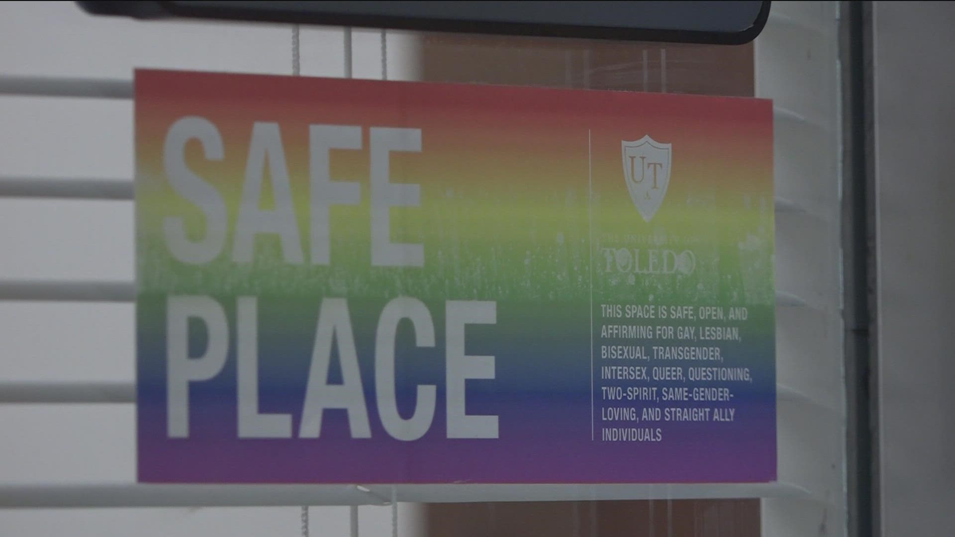 Trent Croci is at the University of Toledo where several of their own groups are recognizing their own achievements during LGBTQ+ History Month.