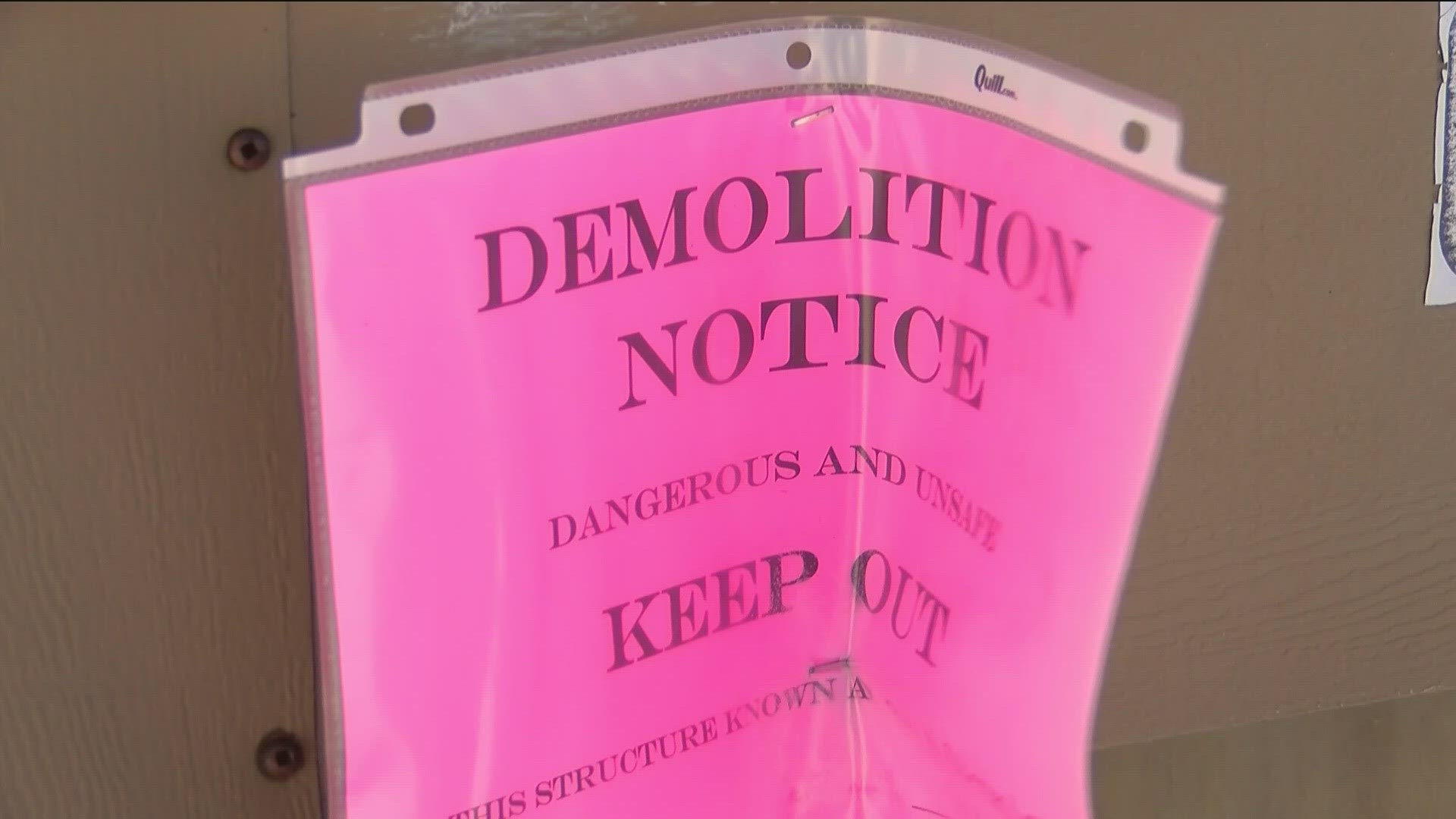 Under the deal, the city is giving tenants living in trailers 45 days to find new homes before their trailers will be torn down.