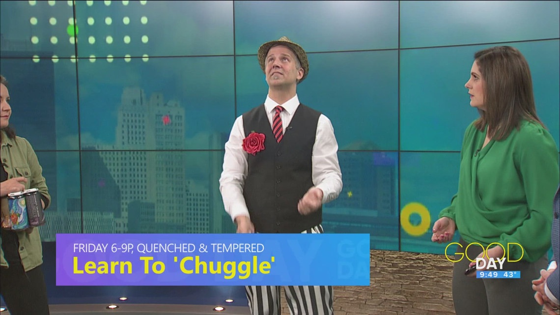 Beer and juggling? Learn how to 'chuggle' at Quenched & Tempered | Good ...