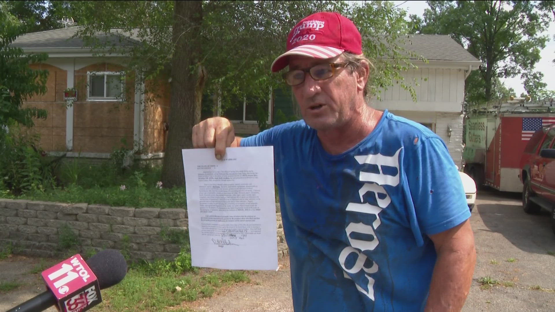 Swanton Township resident Mike Carr says he did nothing wrong with planting and selling the plants.