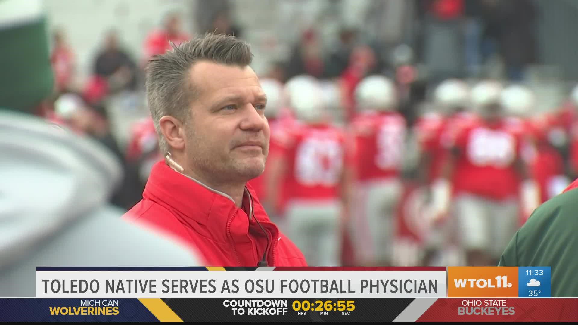 Ohio State Football's head team physician Dr. Bryant Walrod