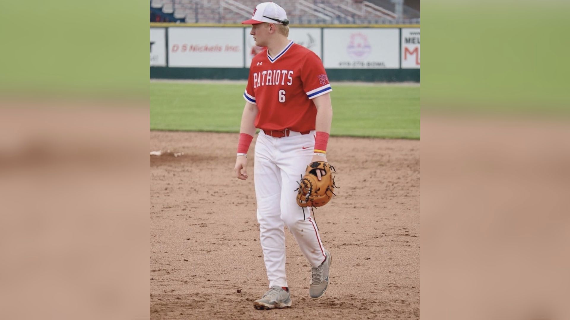The record-setting athlete tore his meniscus playing football. He recovered in time to earn All-State honors in baseball and just signed to play in college.