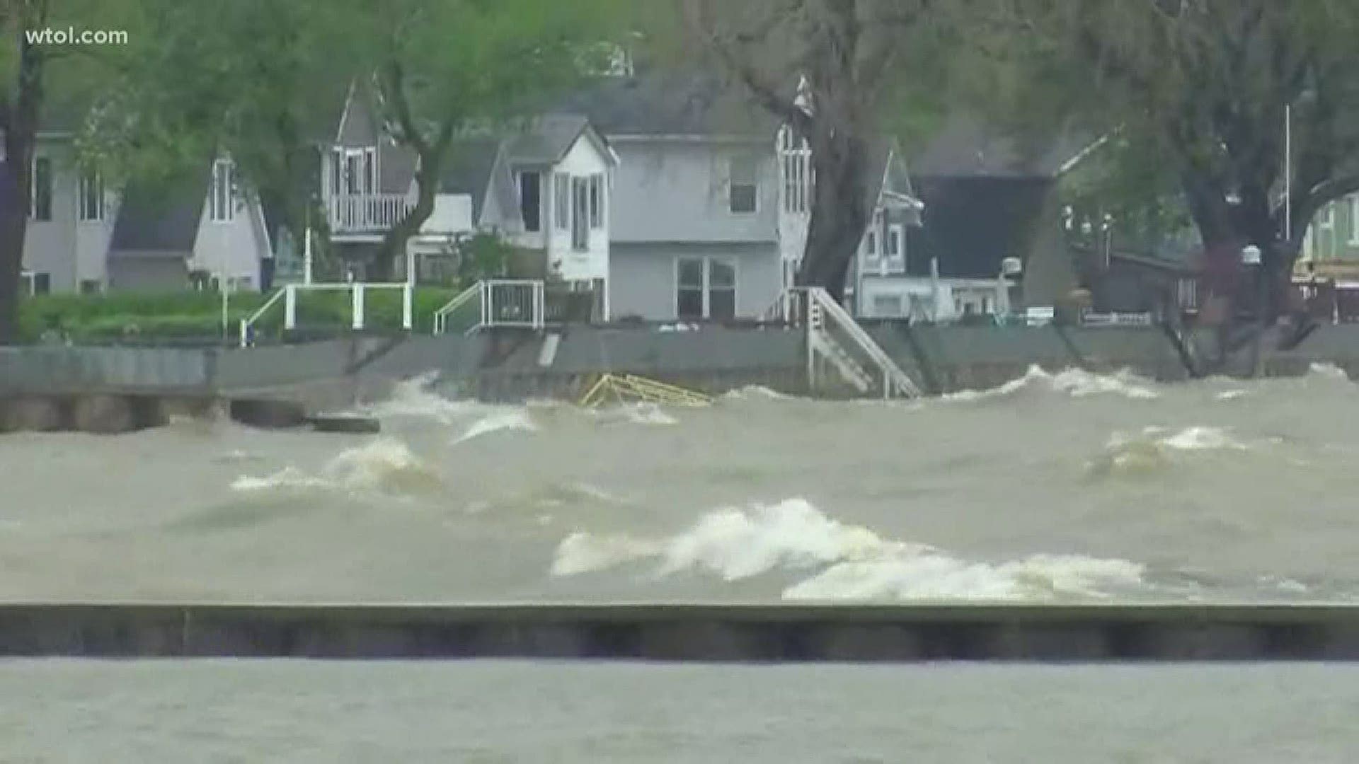 Ed Verhamme says flooding begins with lake levels at Lake Erie rising more than four feet since 2012.