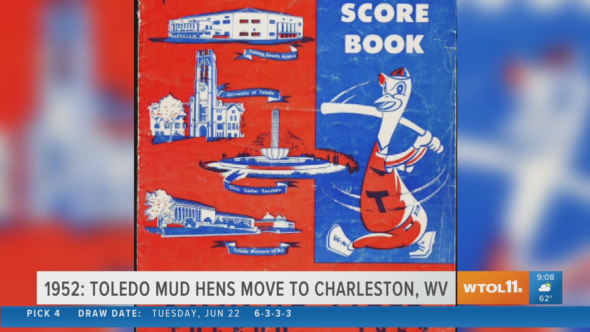 On June 23, 1952, the Toledo Mud Hens moved to Charleston, West Virginia in a shocking move by owner Danny Menendez.