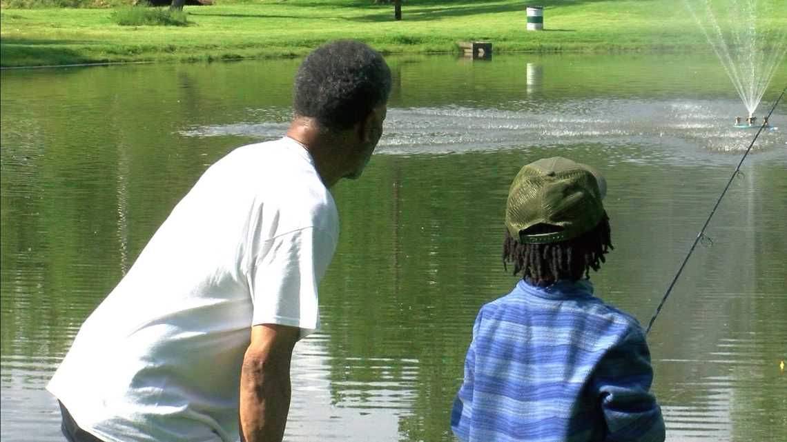 Grandfather of 9-year old house fire victim teaches youth fishing - Vimarsana News