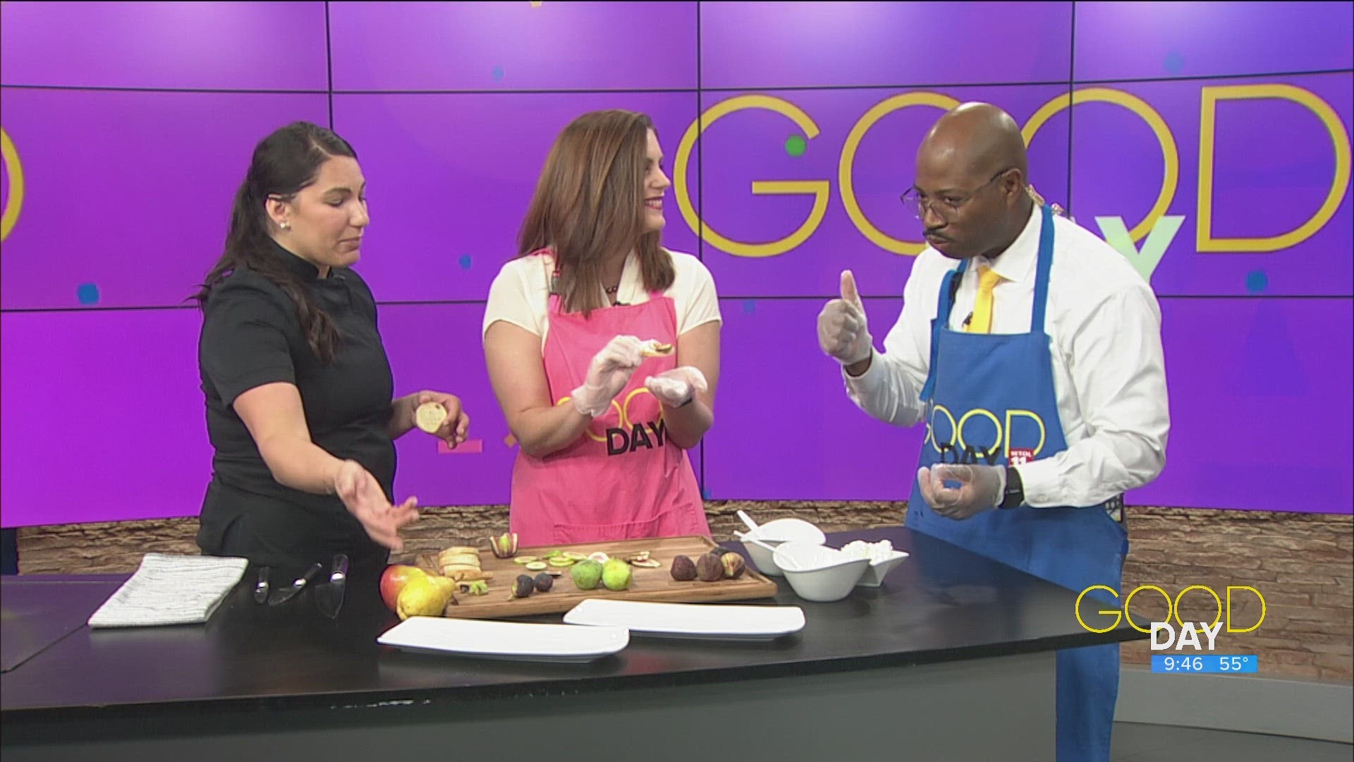 Chef Charine Croak stopped by Good Day with samples for Amanda and Steven.