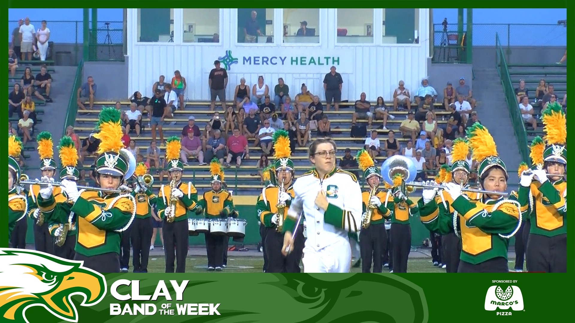 The Clay Eagles marching band was the Band of the Week on August 30, 2024.