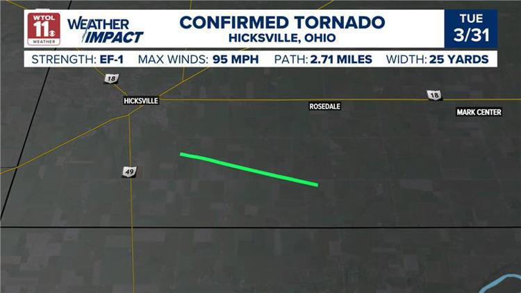 NWS confirms tornado touched down in Defiance County Tuesday evening ...