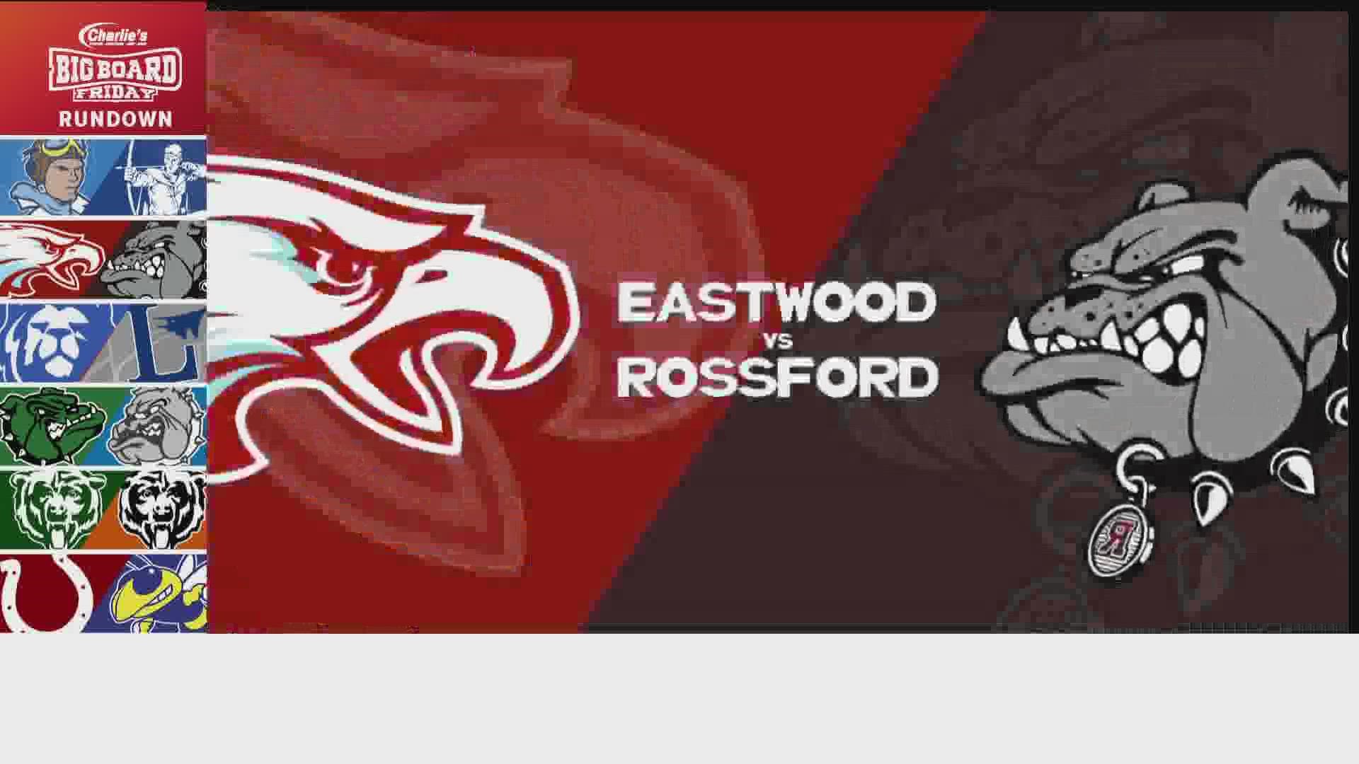 eastwood wins a wild one...58 to 41 the final...