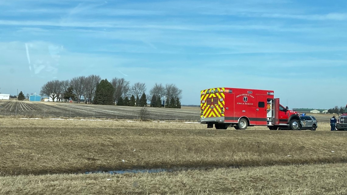 Motorcycle crash on US24 near Waterville exit