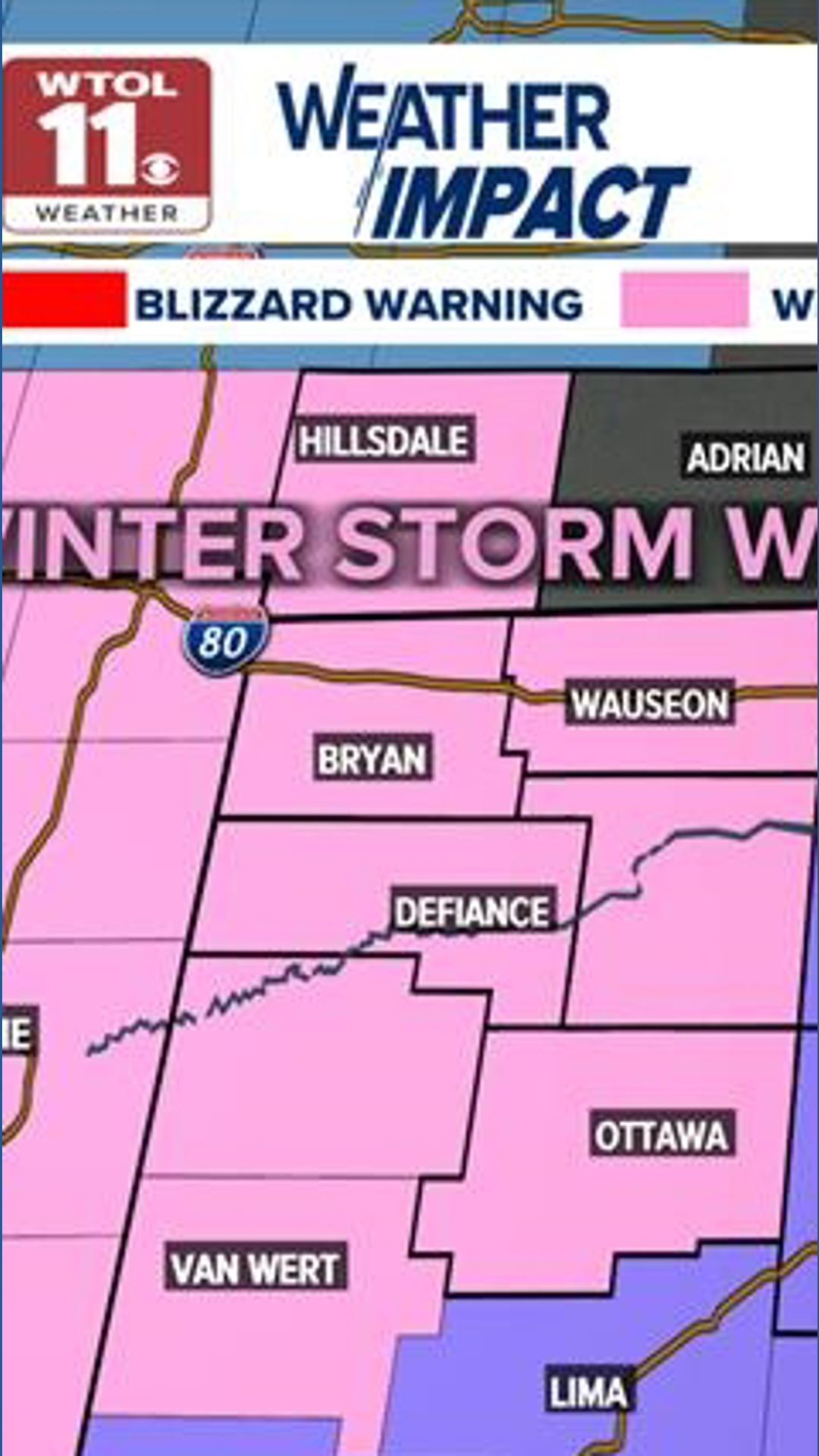 Winter Storm Warning issued for Lucas County and parts of northwest ...