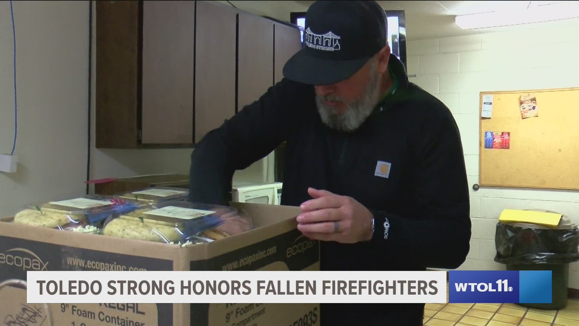 Each year on Jan. 26, the group delivers food to Toledo fire stations to honor the loss of firefighters killed on this date in 2014.