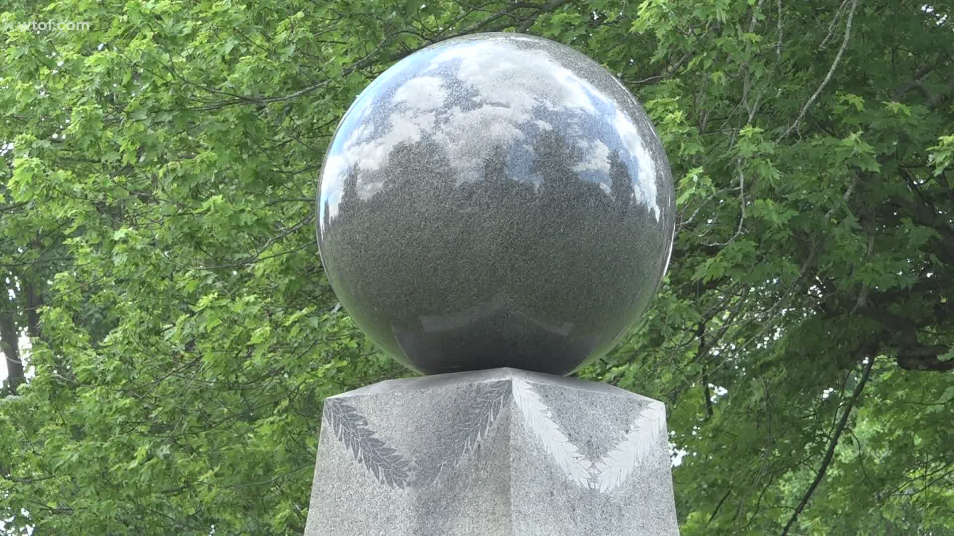 The ball was first set in place back in 1896. Since then, it has moved ever so slightly every year.