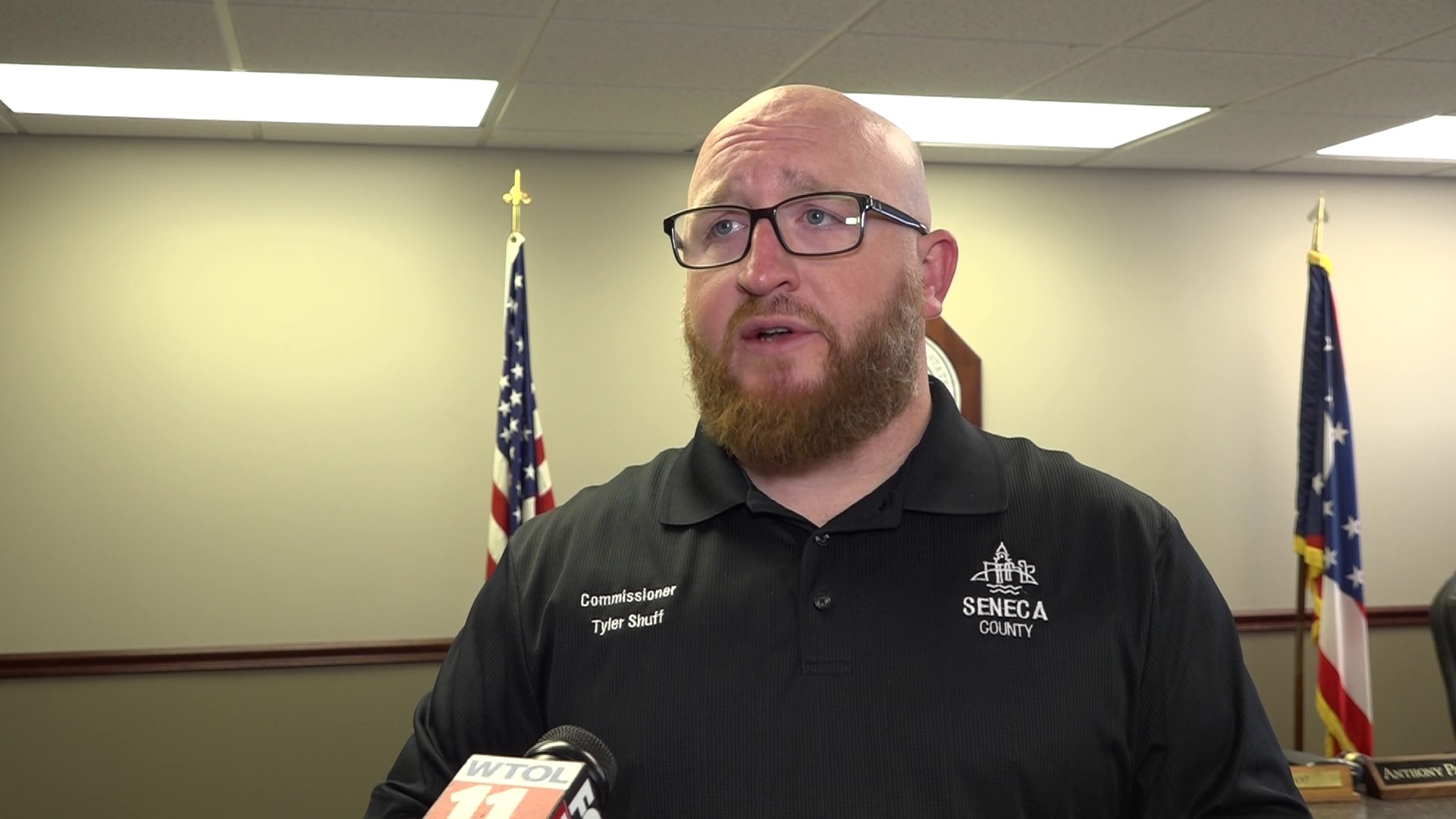 Tyler Shuff, vice chair of the Seneca County Board of Commissioners, was convicted of drunk driving after pleading no contest on April 19, 2022.