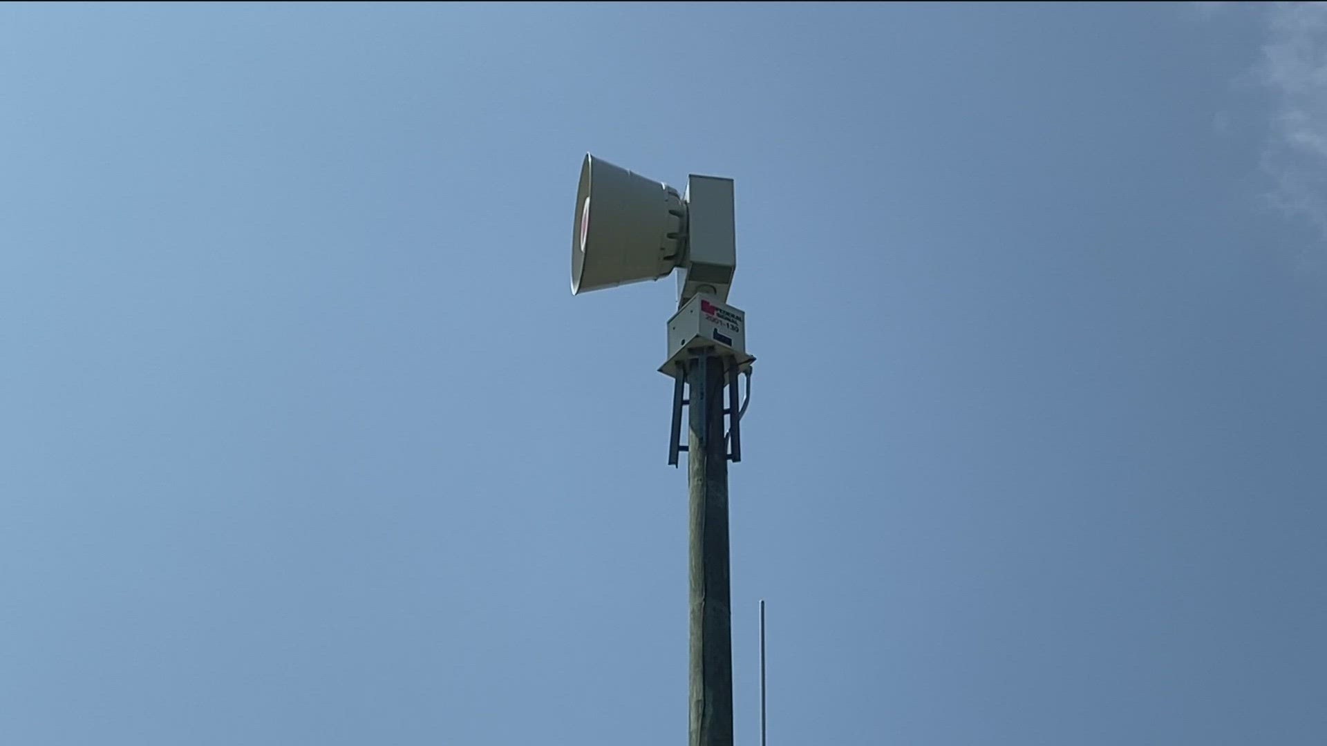 A test Friday of Lucas County outdoor-warning sirens showed some are still not working.