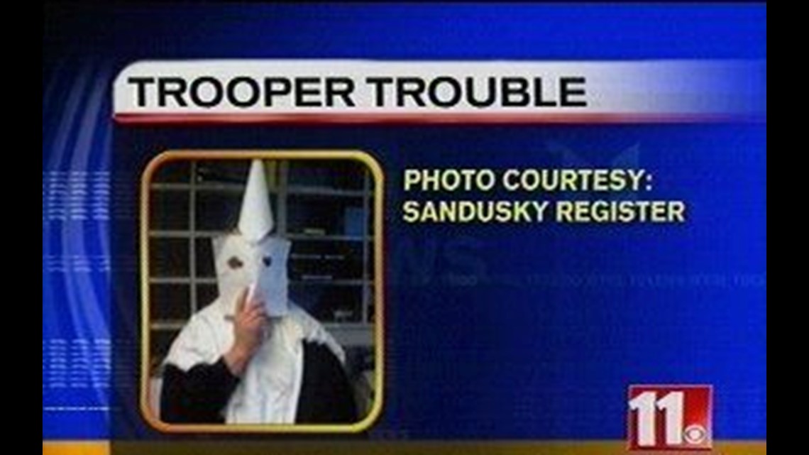 Troopers fired for KKK outfit prank want jobs back