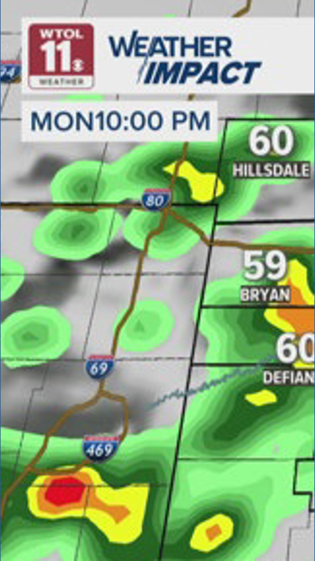 Sunny and warm Monday brings temps in the mid-70s; evening rain ...