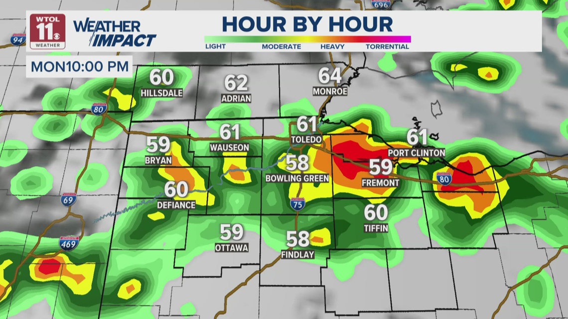 Sunny and warm Monday brings temps in the mid-70s; evening rain ...