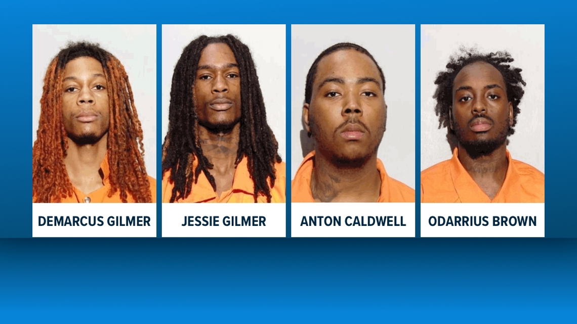 Four men indicted for gas station robbery, cross-state police chase
