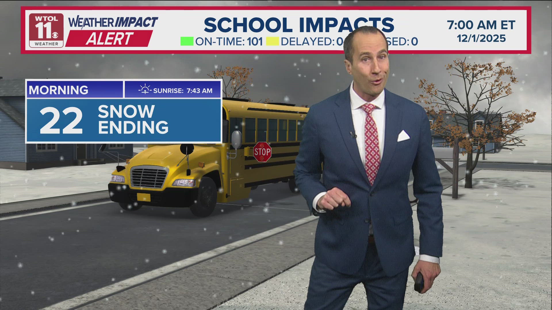 Weather Impact Alert Day: Steady snow overnight through daybreak ...
