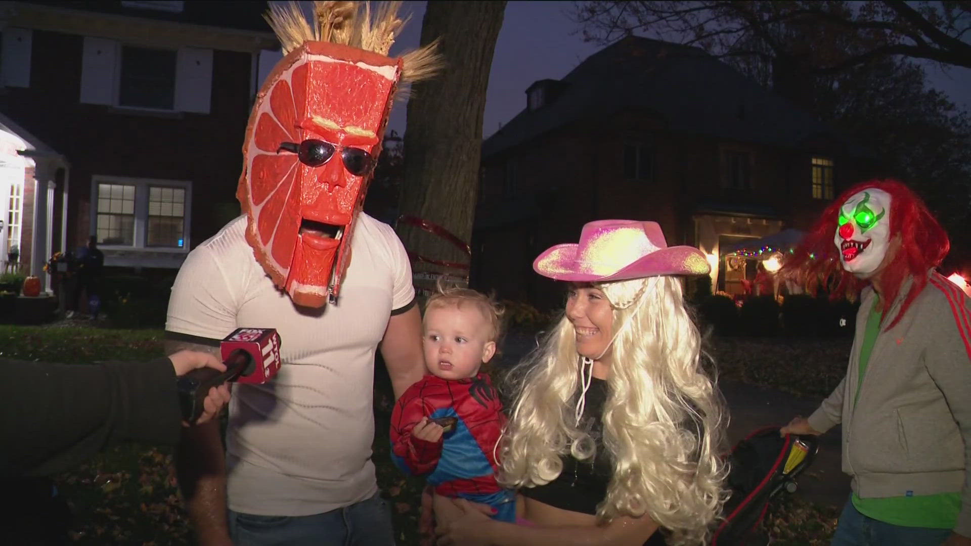 Aitches, superheroes and everything in between took over the sidewalks of neighborhoods in northwest Ohio on Thursday.