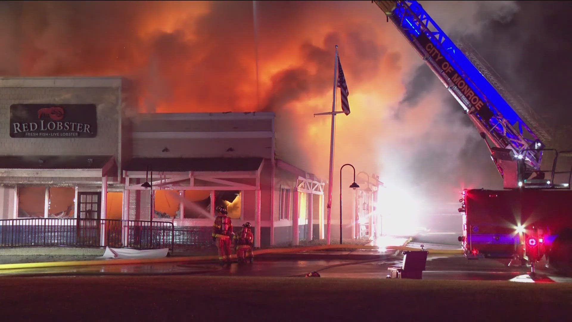 Firefighters were on the scene at approximately 3:30 a.m. fighting the blaze. 