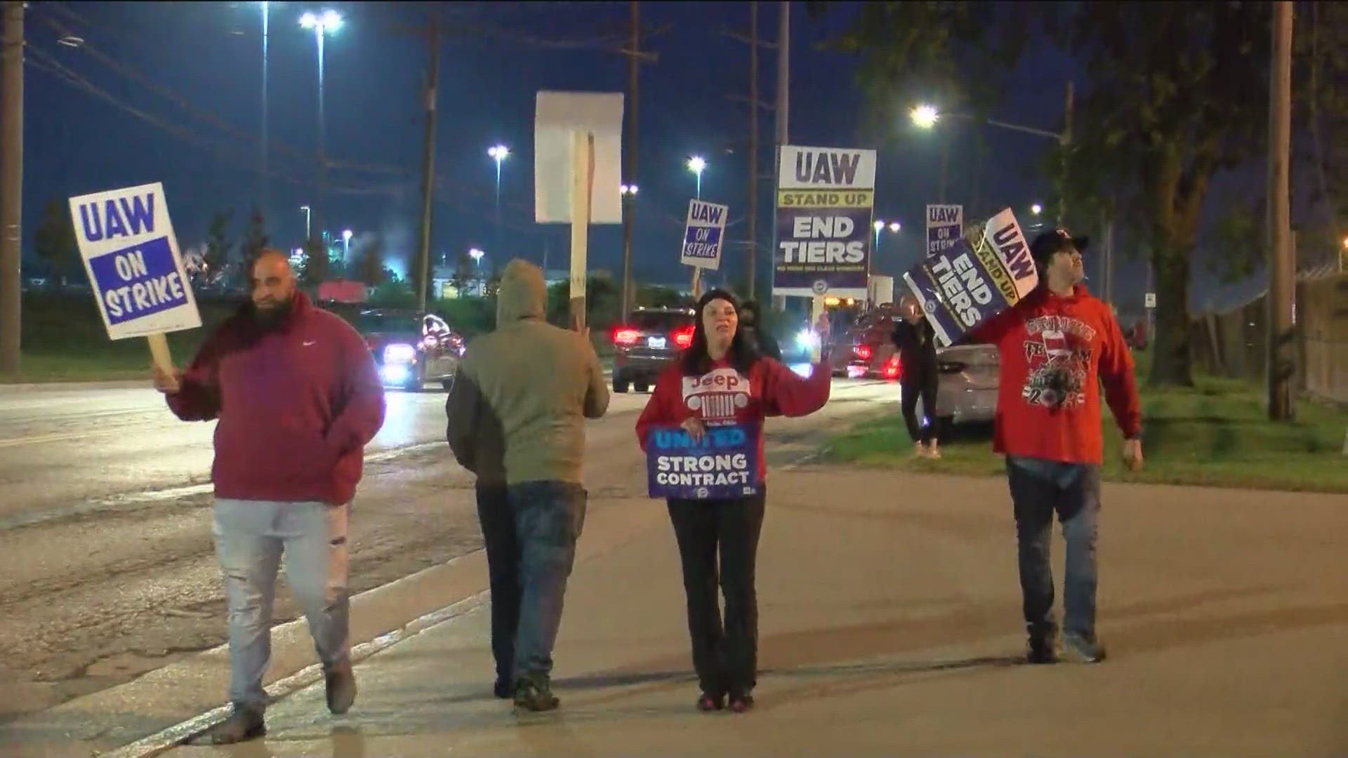 As of Friday morning, UAW workers from 3 plants officially went on strike: Stellantis Toledo, Ford Assembly in Michigan, GM-Assembly in Missouri.