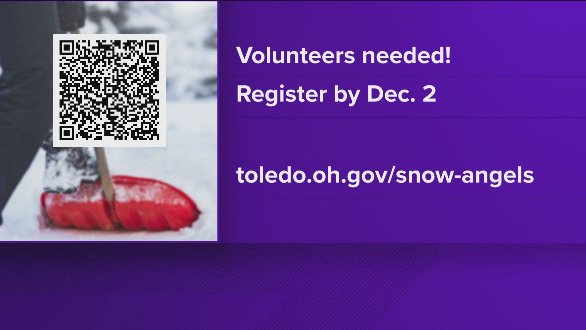 The free program offers assistance for anyone who is unable to shovel their walks or driveways due to limitations. It pairs volunteers with neighbors during winter.