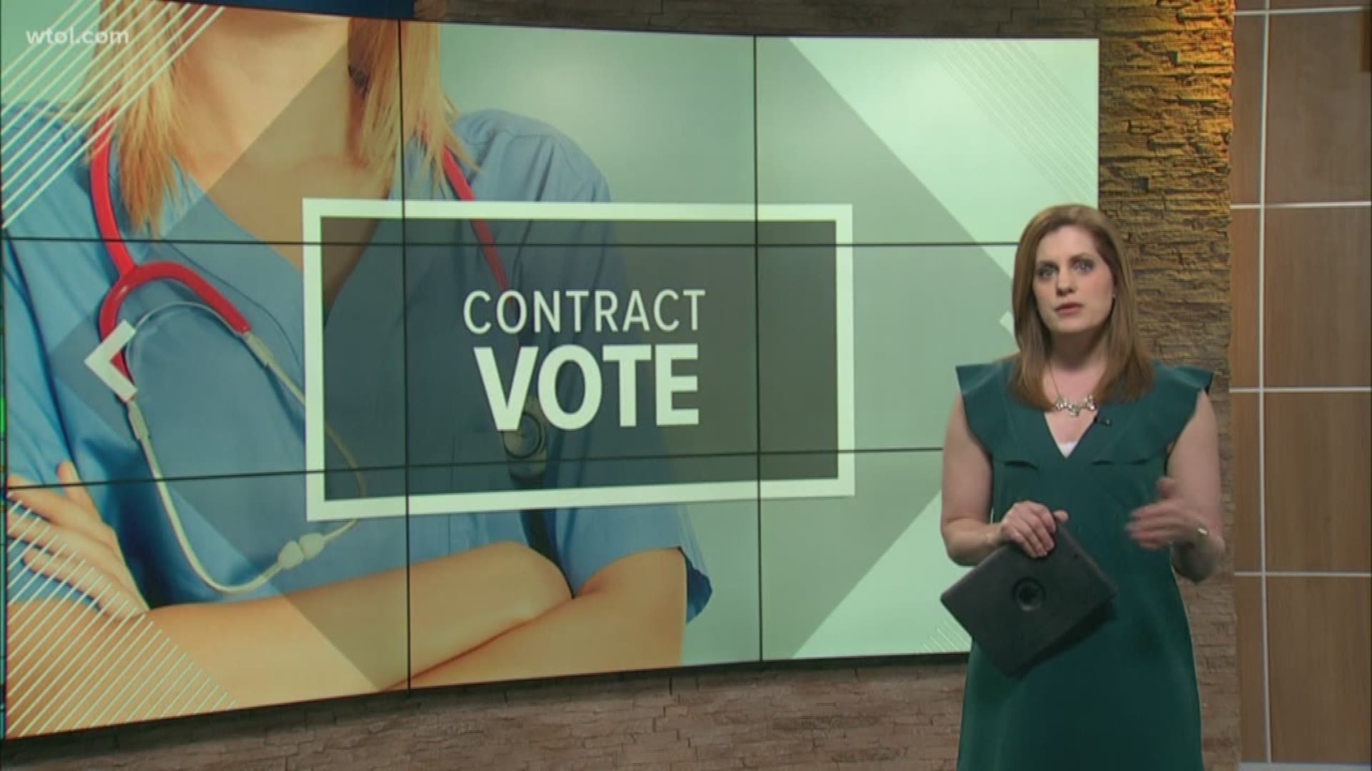 Nurses received contract details over the weekend, and contract voting was taking place Monday and Tuesday