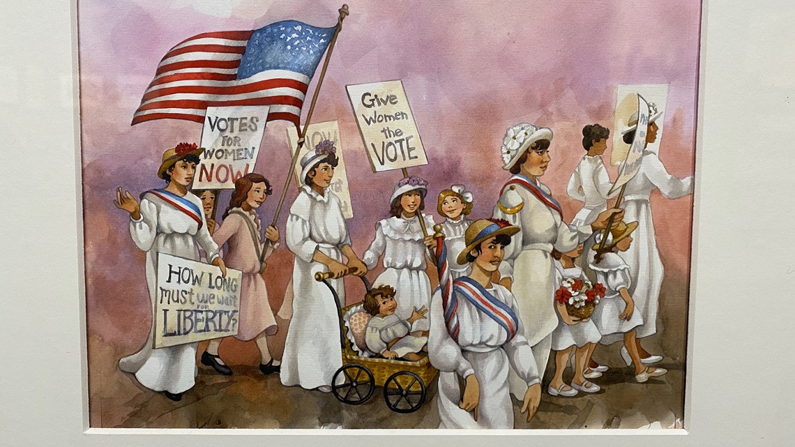 Women s suffrage movement art wtol
