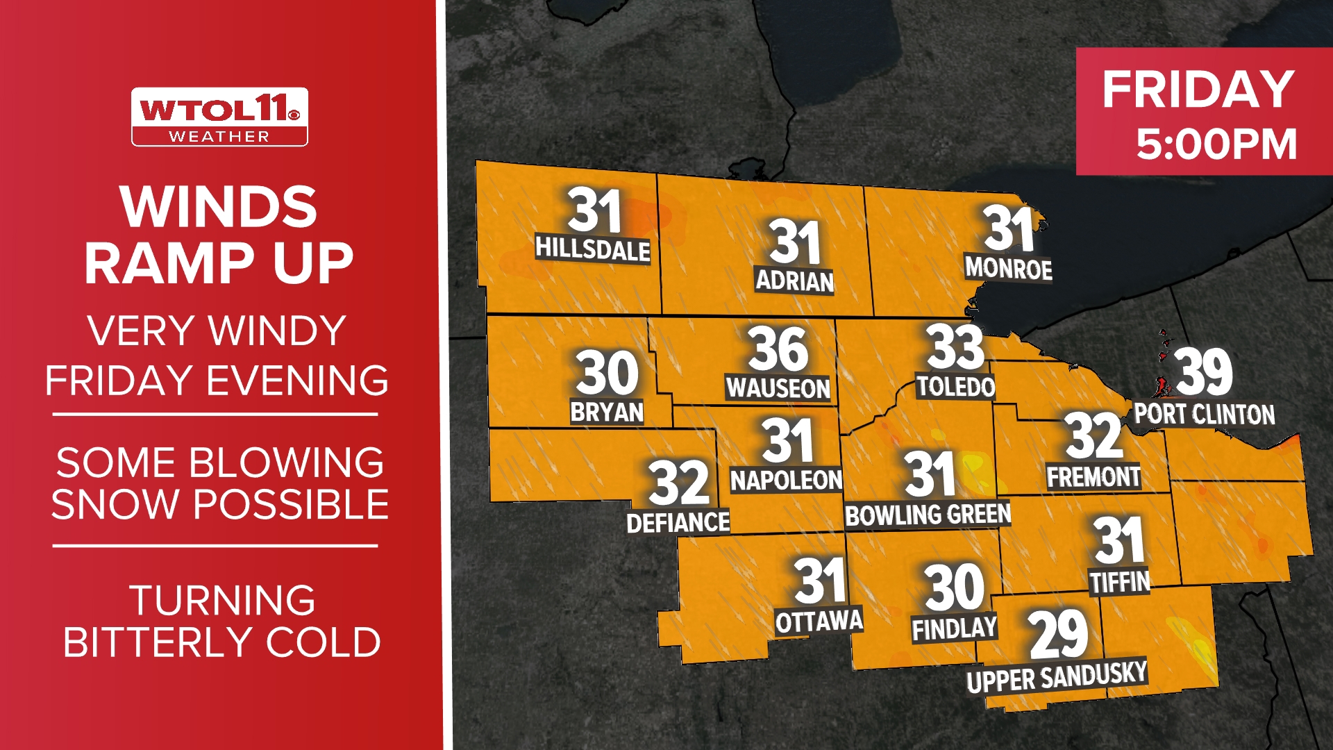 Weather Impact Alert Day for Friday as snow may impact the morning ...