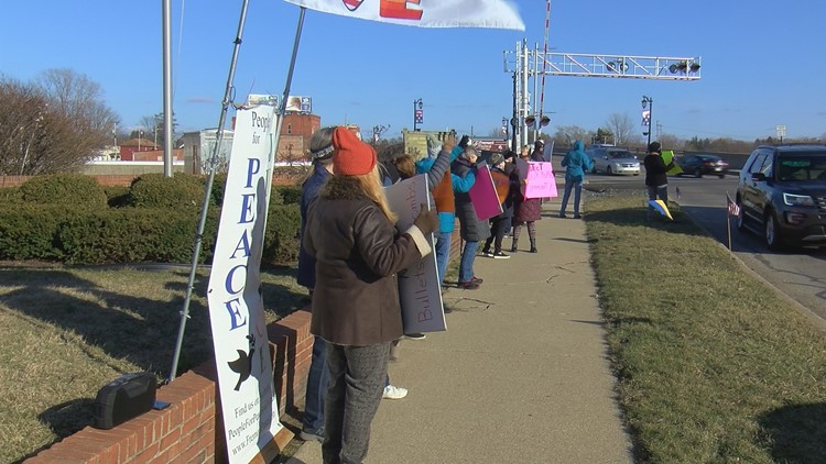 Protestors in Fremont demand rail industry safety changes in response to Ohio derailments