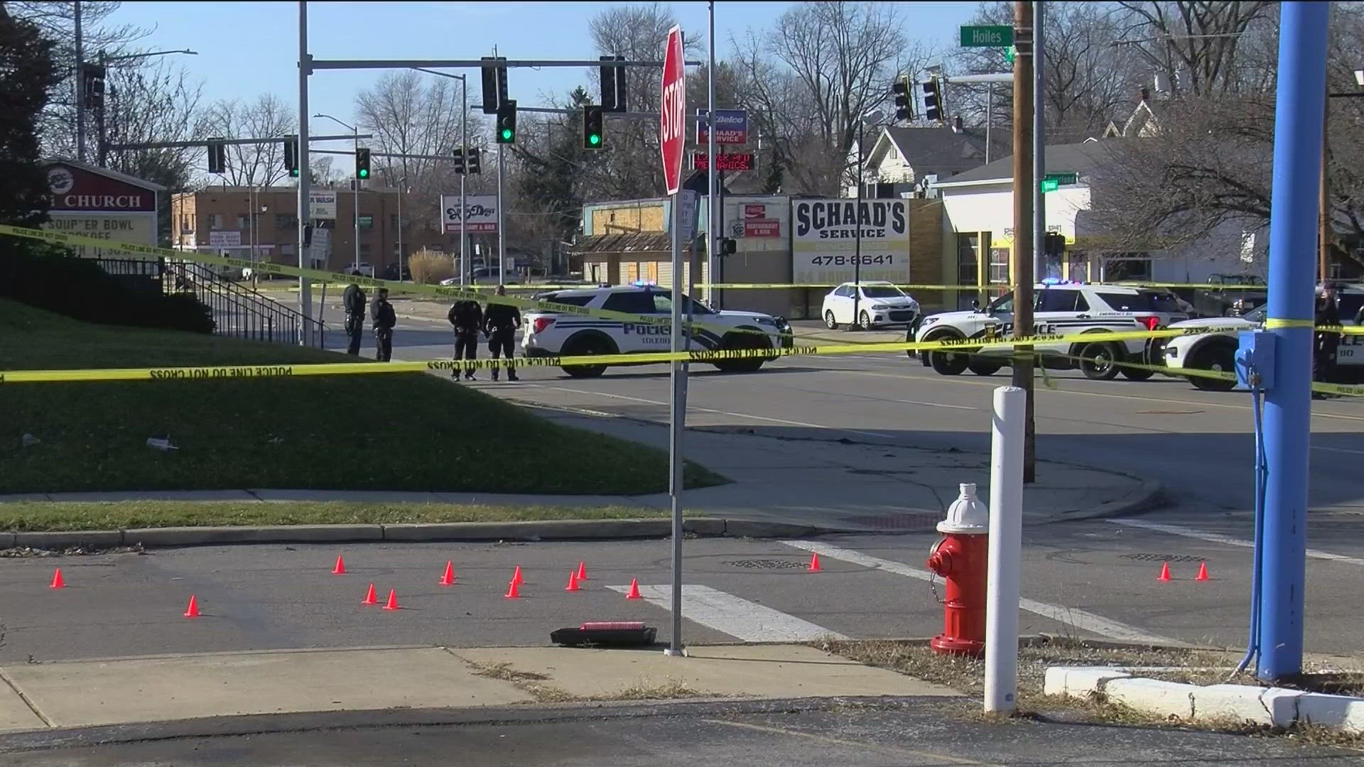 Toledo police said the 20-year-old victim was shot multiple times on Sunday afternoon in west Toledo.