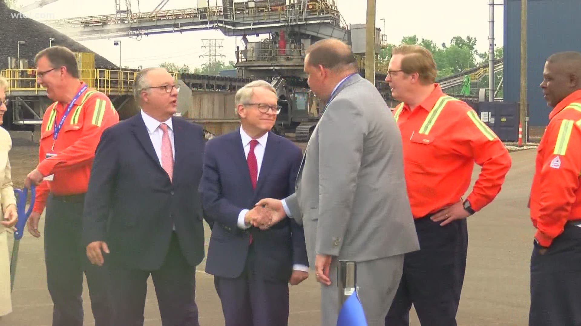 City and state leaders cut the ribbon to celebrate operating in Toledo for 6 months now.