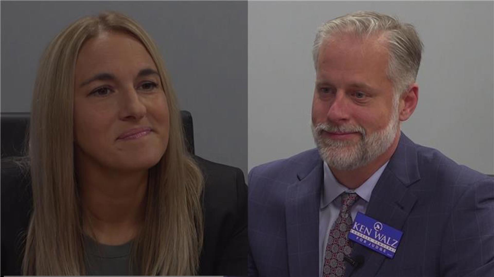 Jaime Agnew and Ken Walz have both been practicing law in the area for years and feel they are ready to step into a new role within Lucas County's legal system.