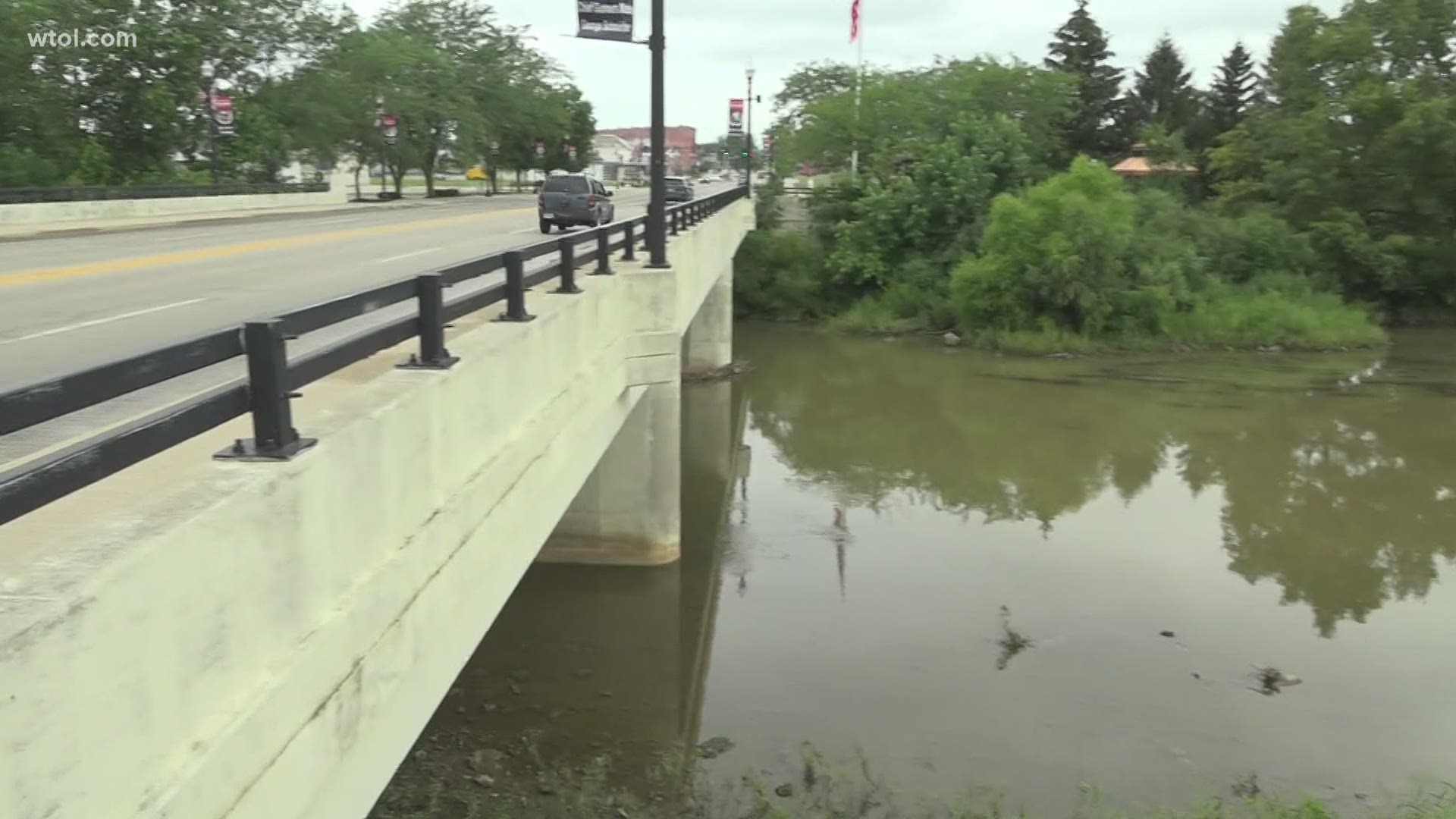 The 700-acre runoff basin is expected to lower the 100-year flood mark in Findlay by 18 inches.