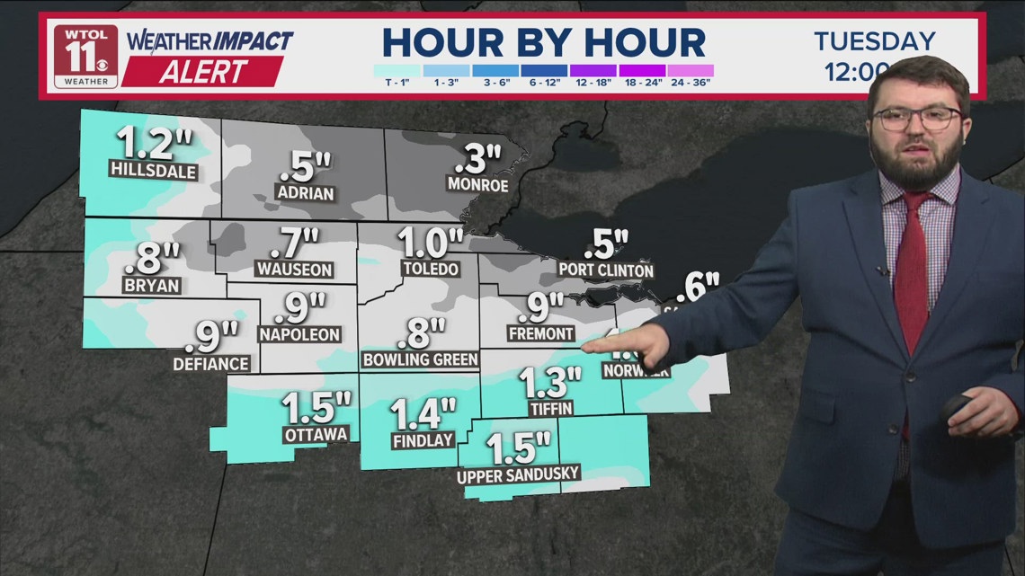 Weather Impact Alert: The first snowstorm of the season comes to an end ...