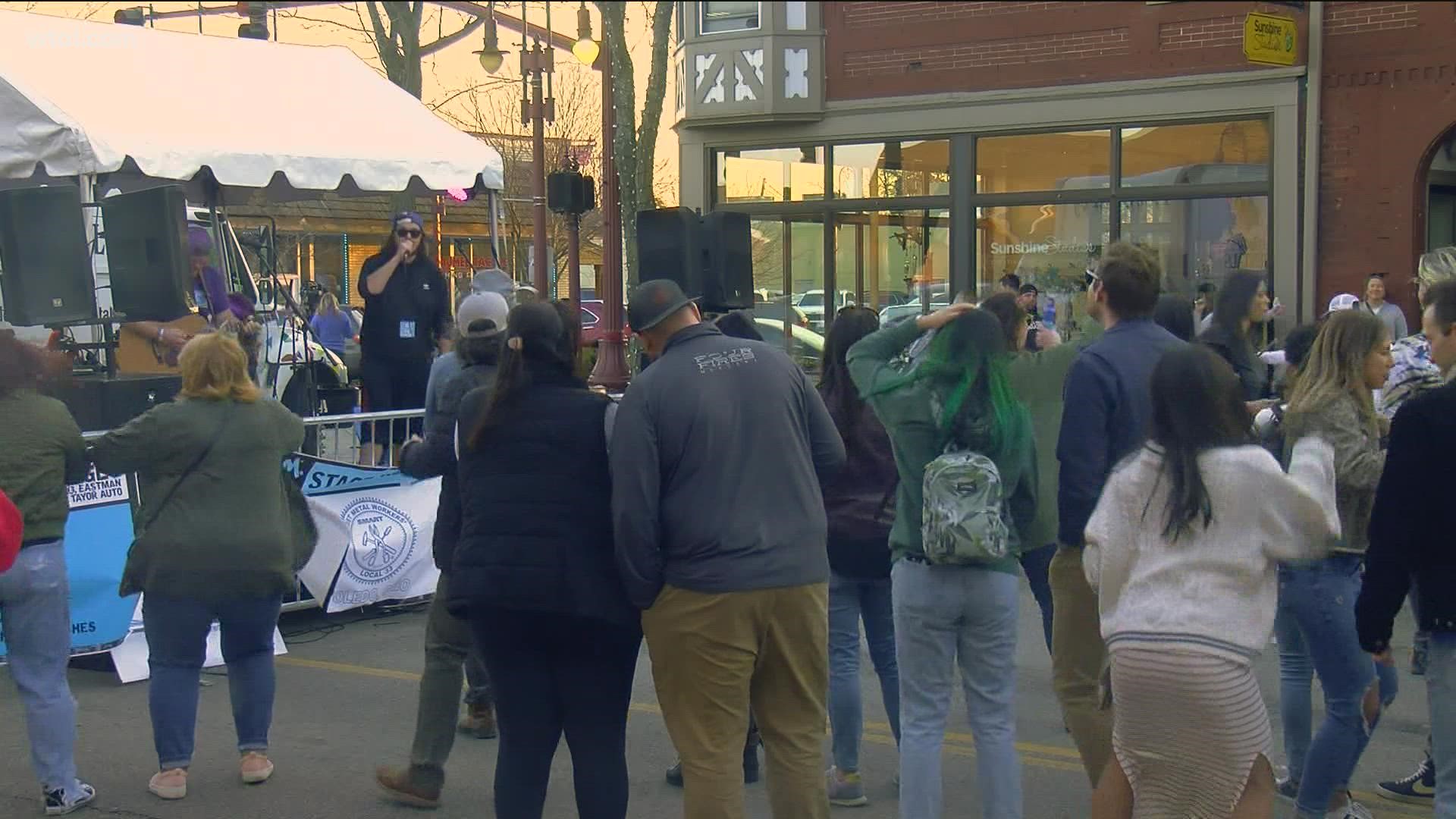 The music festival in downtown Maumee last Sunday raised $165,000