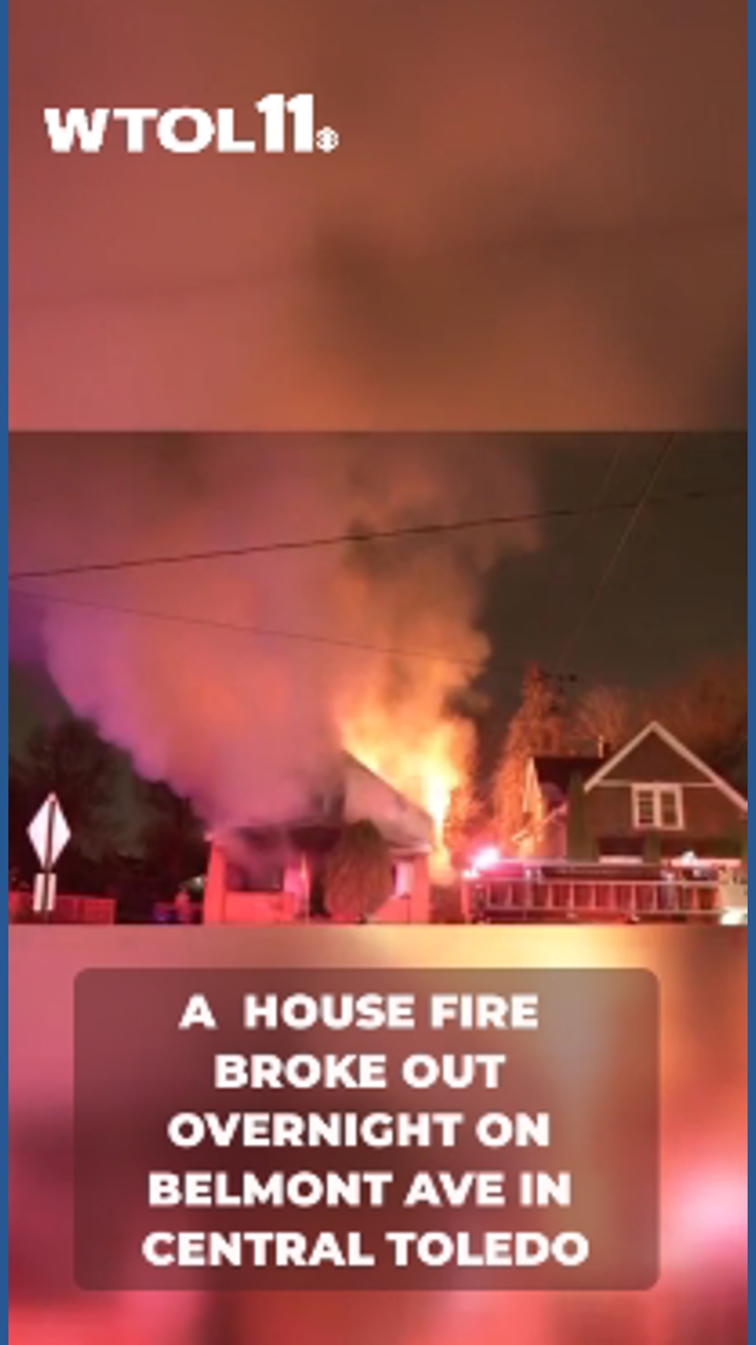 Overnight fire on Belmont Avenue in Central Toledo | wtol.com
