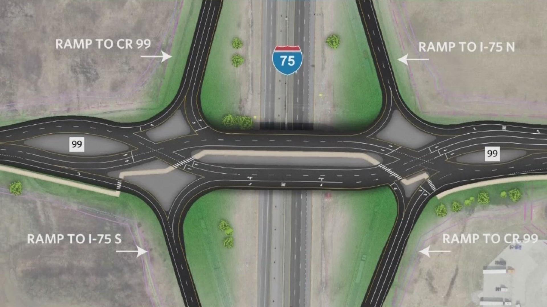 The existing interchange has 56% more traffic than it's designed to handle, according to the Ohio Department of Transportation.