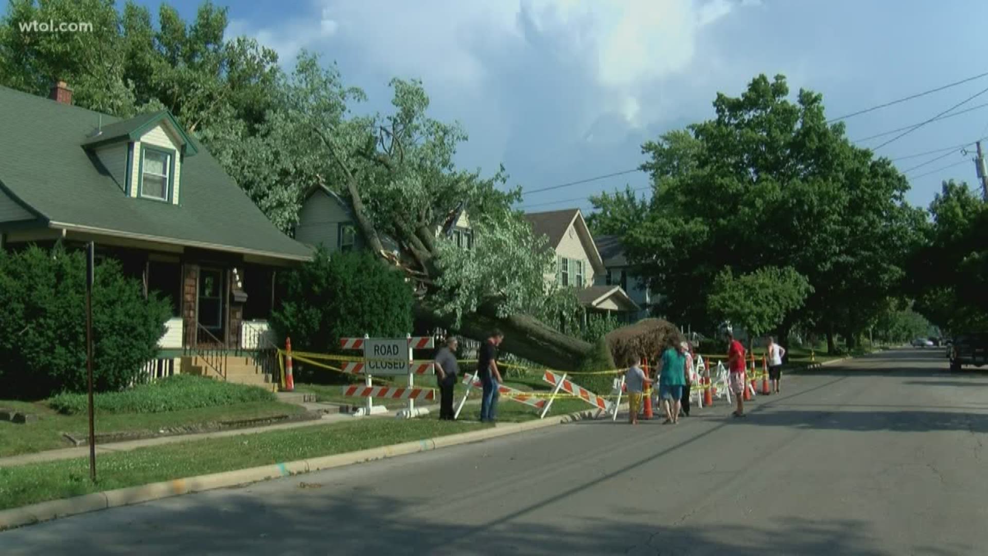 The Red Cross has set up a shelter for those who experienced damage from Tuesday’s storm.