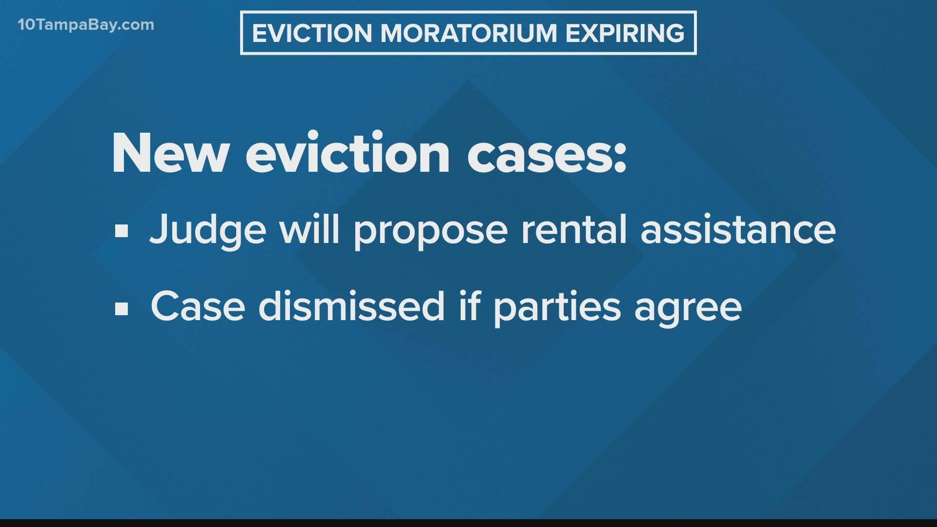 The nationwide eviction moratorium is set to expire Saturday.