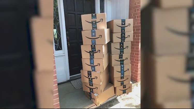 Woman says she's been plagued by Amazon deliveries addressed to a stranger