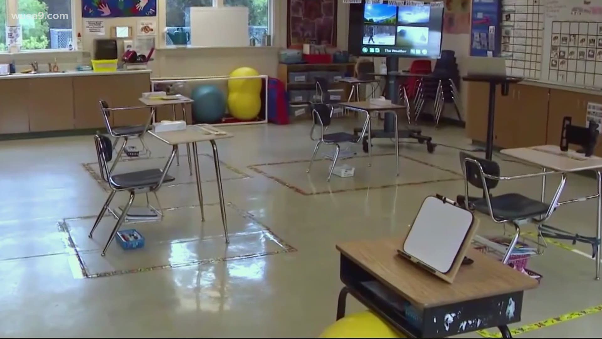 Kolbie Satterfield reports why Prince George's County Schools in Maryland are waiting until April 2021 to reopen in-person classrooms.