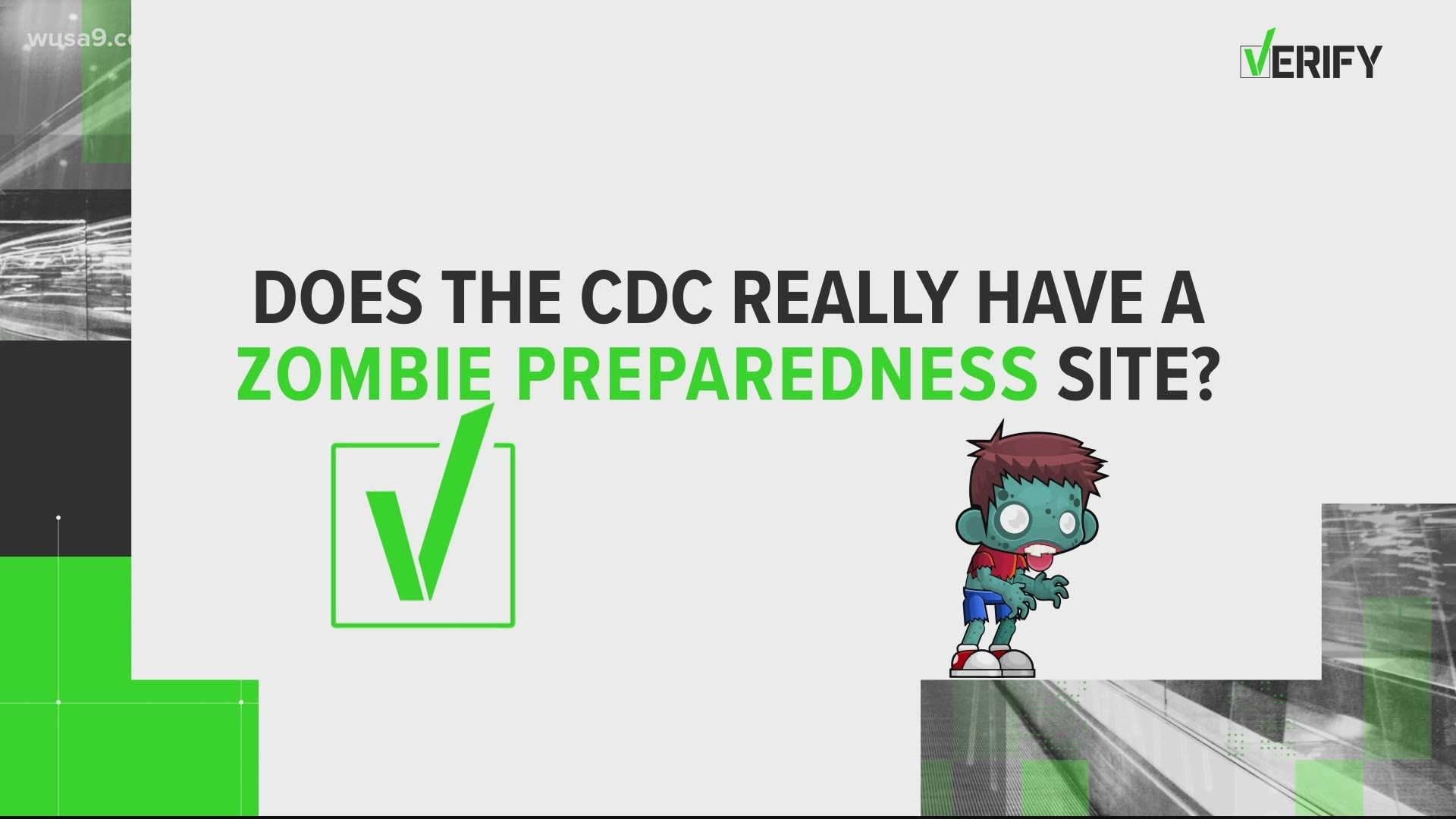 The Verify team exists to give you the facts, and so does the CDC -- even for zombie apocalypses. Here's what the guidelines really say.