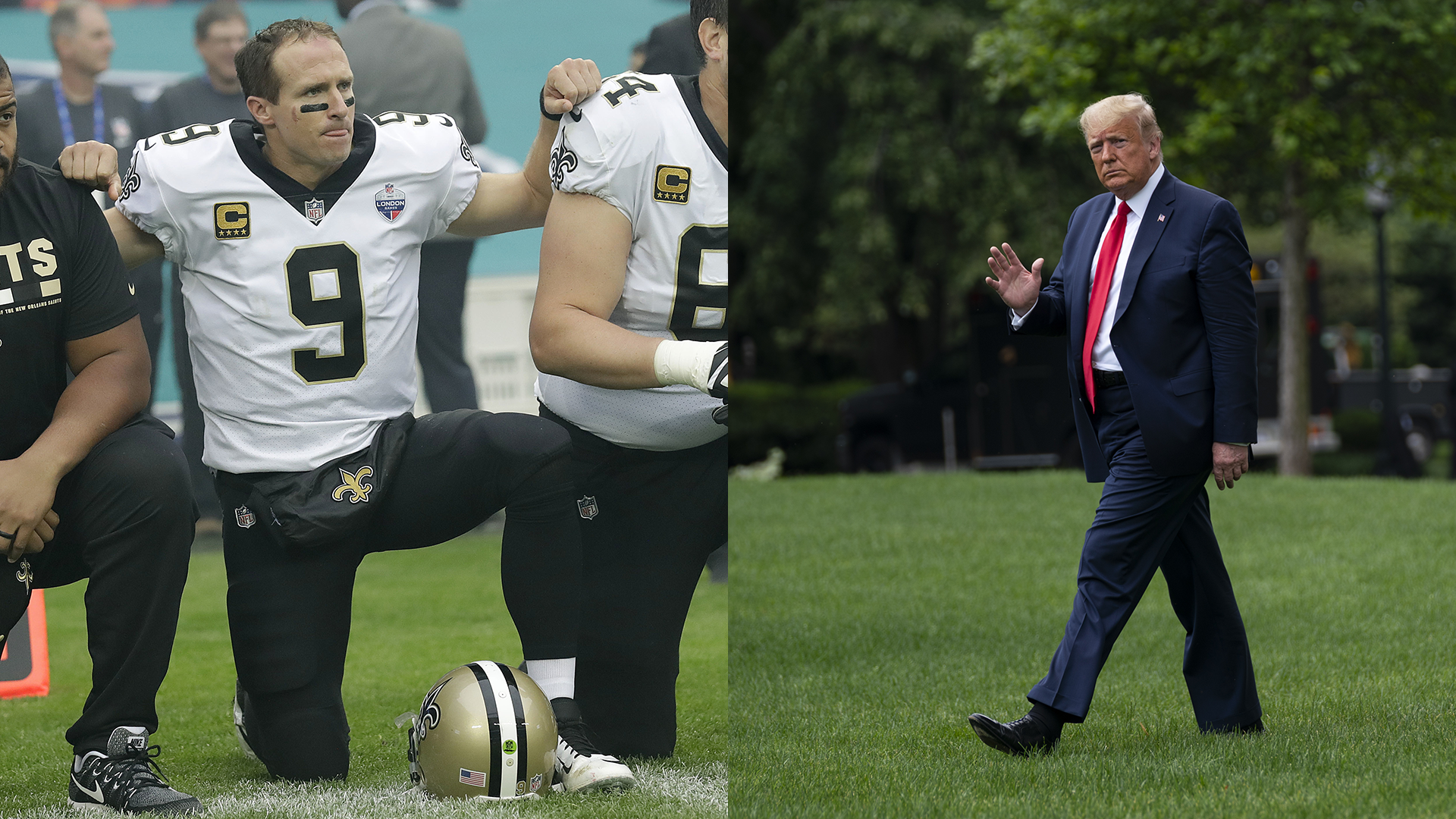 Drew Brees posted a response to Instagram after the president criticized him for backing away from his previous comments about kneeling during the National Anthem.