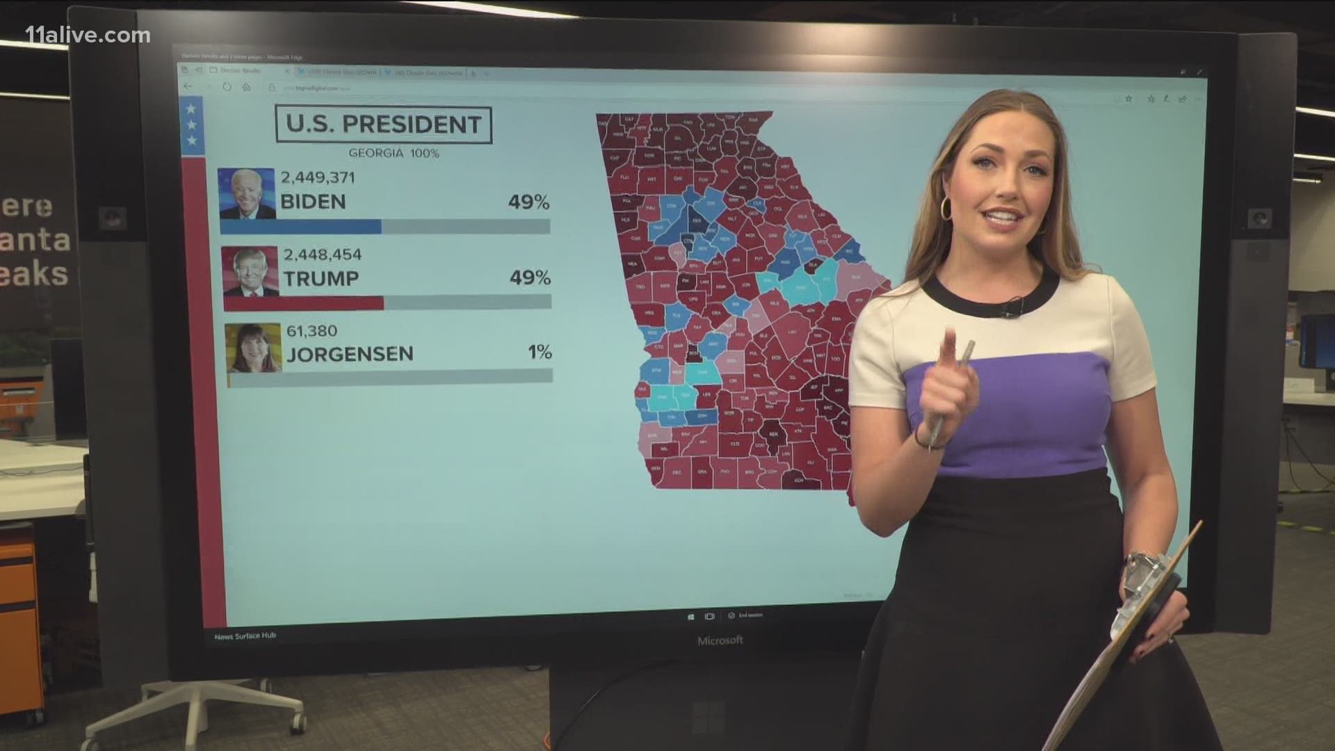 Georgia Results Election Latest 2020 Blog On Nov 5 Wtol Com